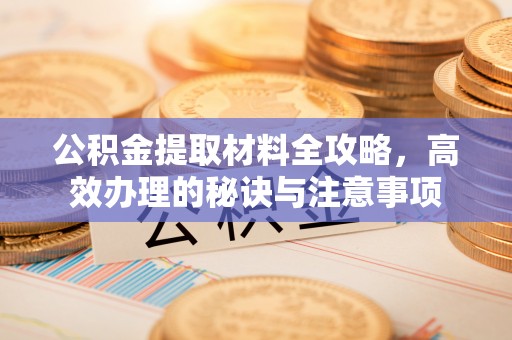 嘉黎公积金提取材料全攻略，高效办理的秘诀与注意事项