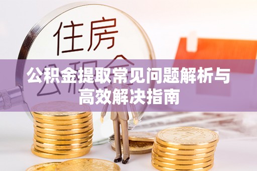 嘉黎公积金提取常见问题解析与高效解决指南