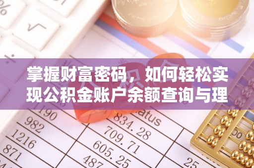 嘉黎掌握财富密码，如何轻松实现公积金账户余额查询与理财规划