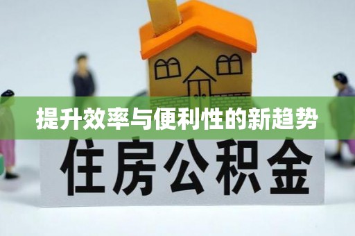 嘉黎提升效率与便利性的新趋势
