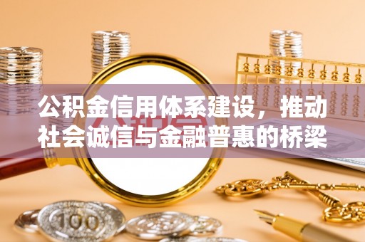 嘉黎公积金信用体系建设，推动社会诚信与金融普惠的桥梁