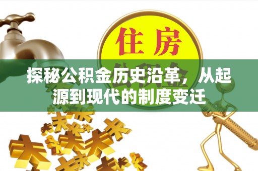 嘉黎探秘公积金历史沿革，从起源到现代的制度变迁