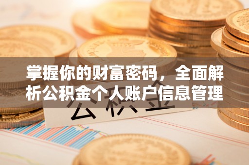 嘉黎掌握你的财富密码，全面解析公积金个人账户信息管理