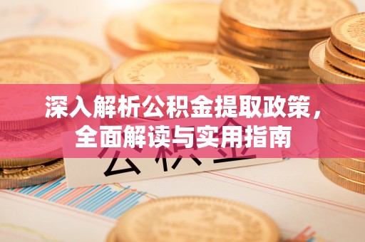 嘉黎深入解析公积金提取政策，全面解读与实用指南