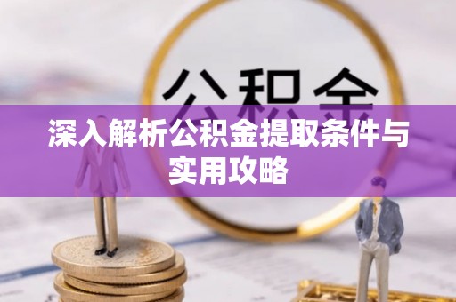 嘉黎深入解析公积金提取条件与实用攻略