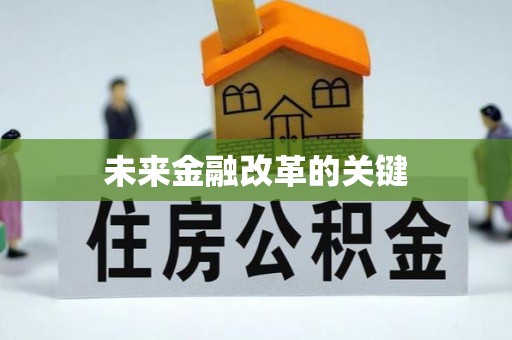 嘉黎未来金融改革的关键