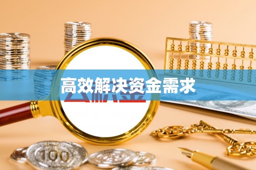 嘉黎高效解决资金需求