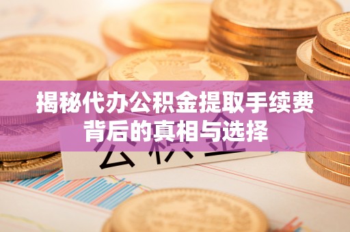 嘉黎揭秘代办公积金提取手续费背后的真相与选择