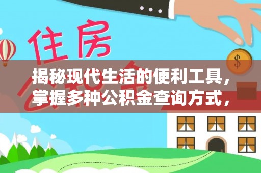 嘉黎揭秘现代生活的便利工具，掌握多种公积金查询方式，让财富管理更轻松