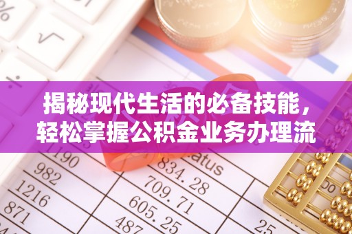 嘉黎揭秘现代生活的必备技能，轻松掌握公积金业务办理流程