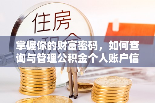 嘉黎掌握你的财富密码，如何查询与管理公积金个人账户信息