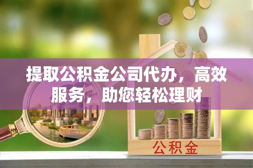 嘉黎提取公积金公司代办，高效服务，助您轻松理财