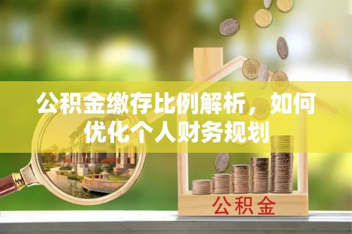 嘉黎公积金缴存比例解析，如何优化个人财务规划