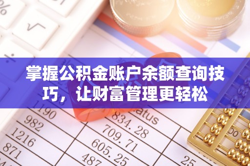 嘉黎掌握公积金账户余额查询技巧，让财富管理更轻松
